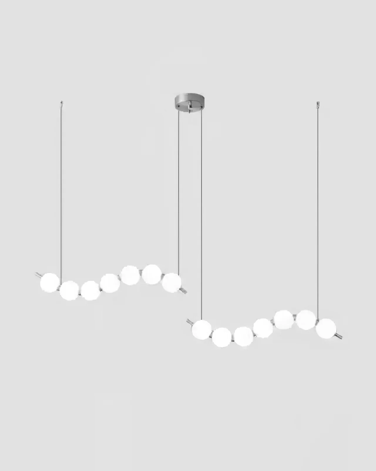 Acrylic Pearl Necklace Chandelier