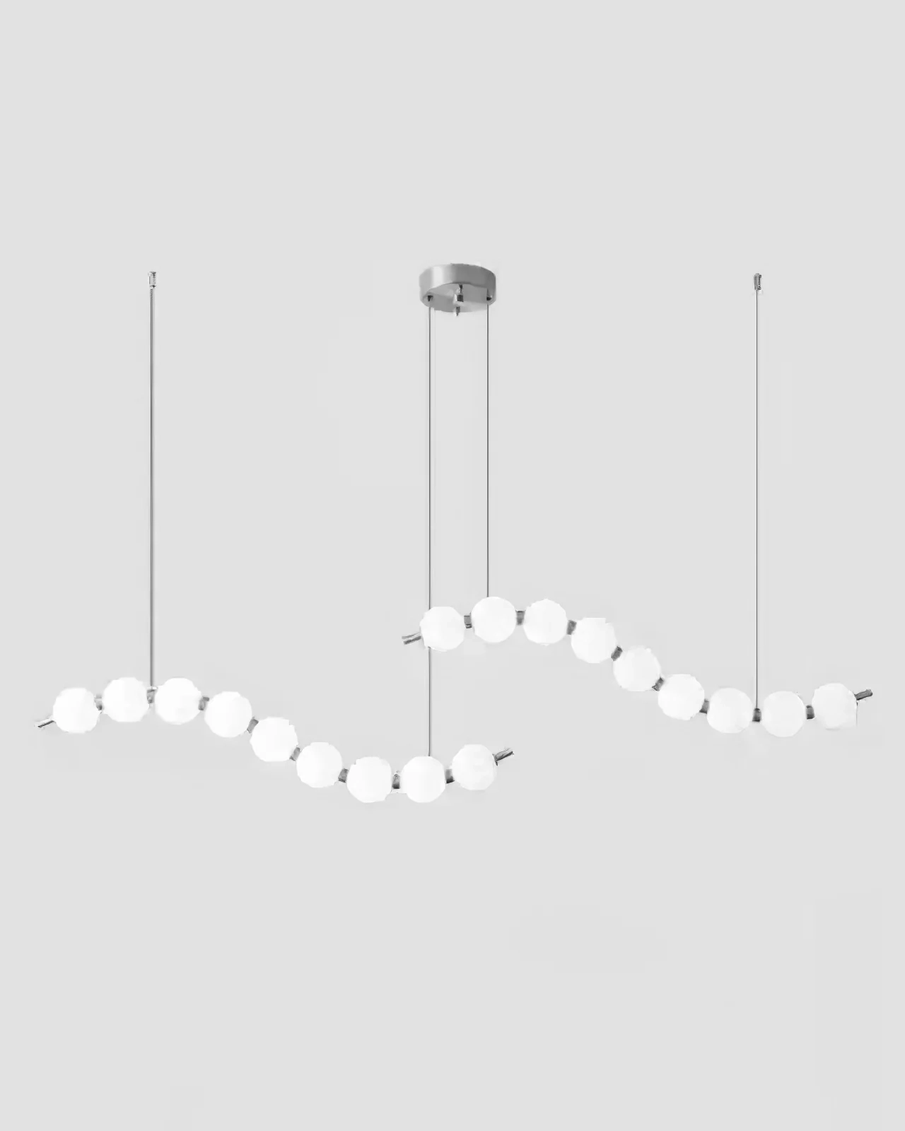 Acrylic Pearl Necklace Chandelier