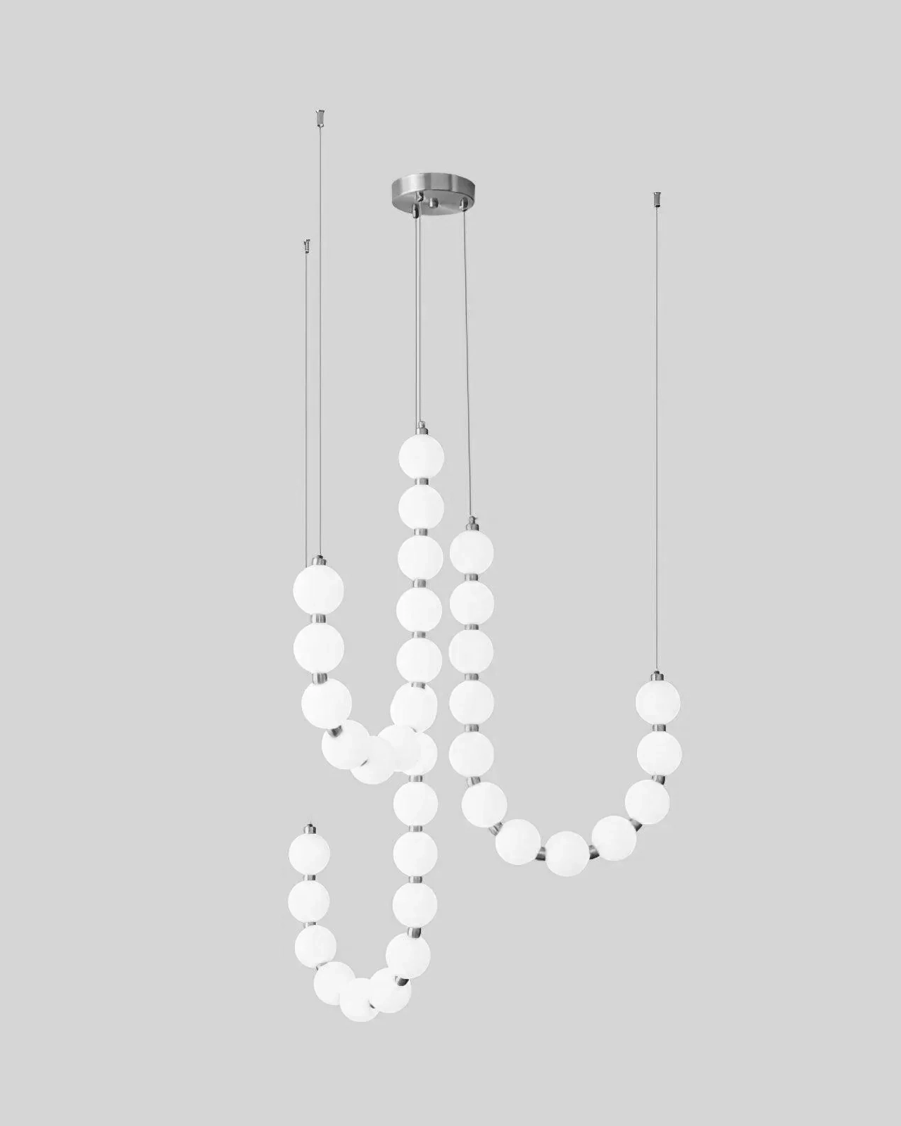 Acrylic Pearl Necklace Chandelier