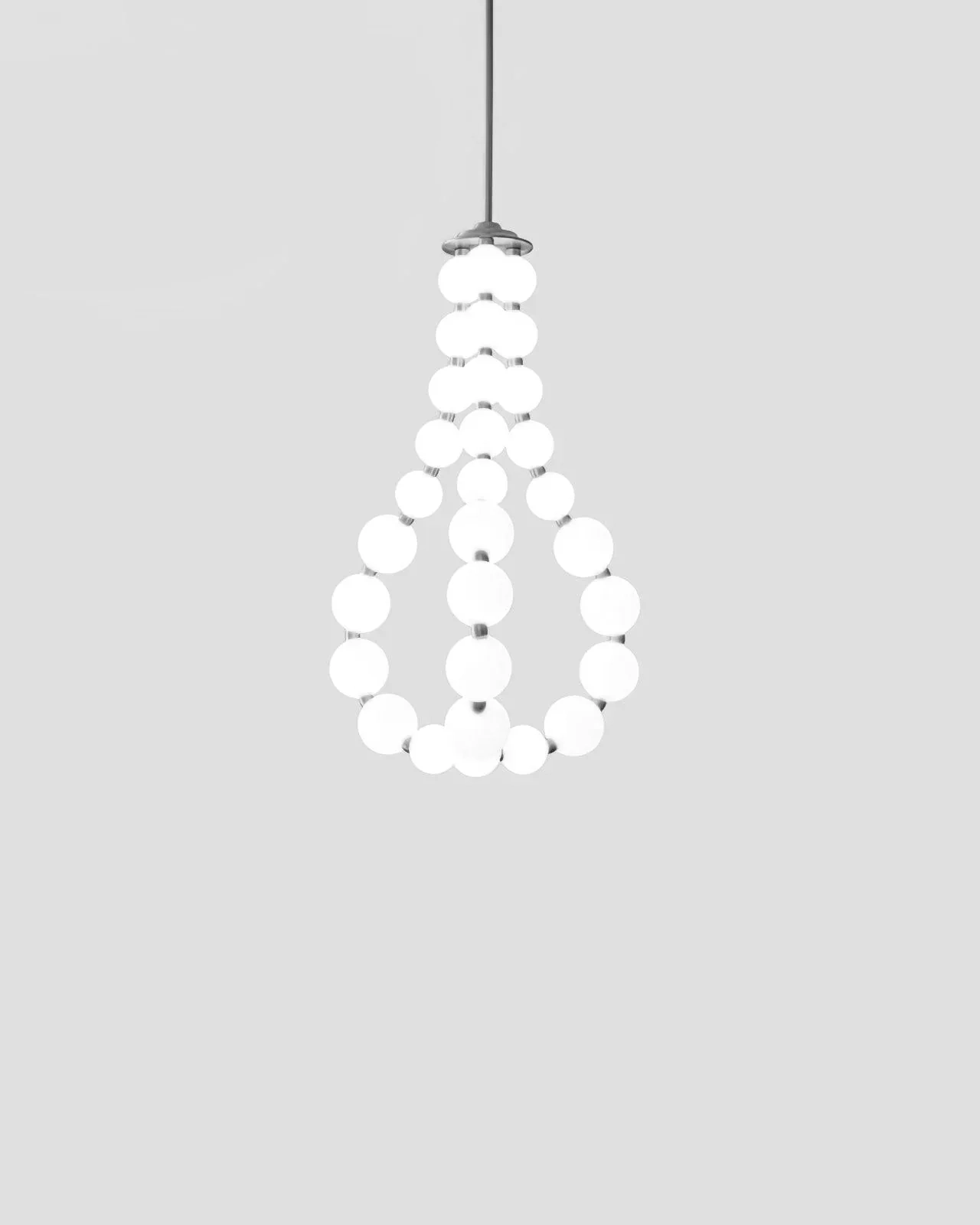 Acrylic Pearl Necklace Chandelier