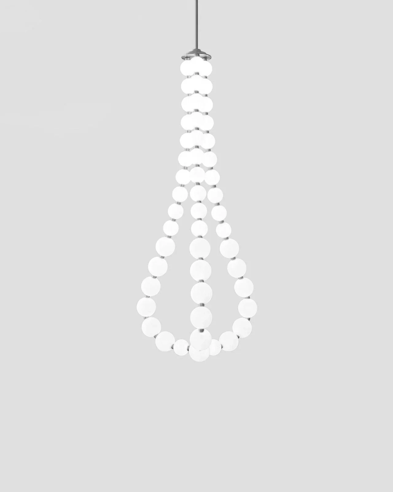 Acrylic Pearl Necklace Chandelier