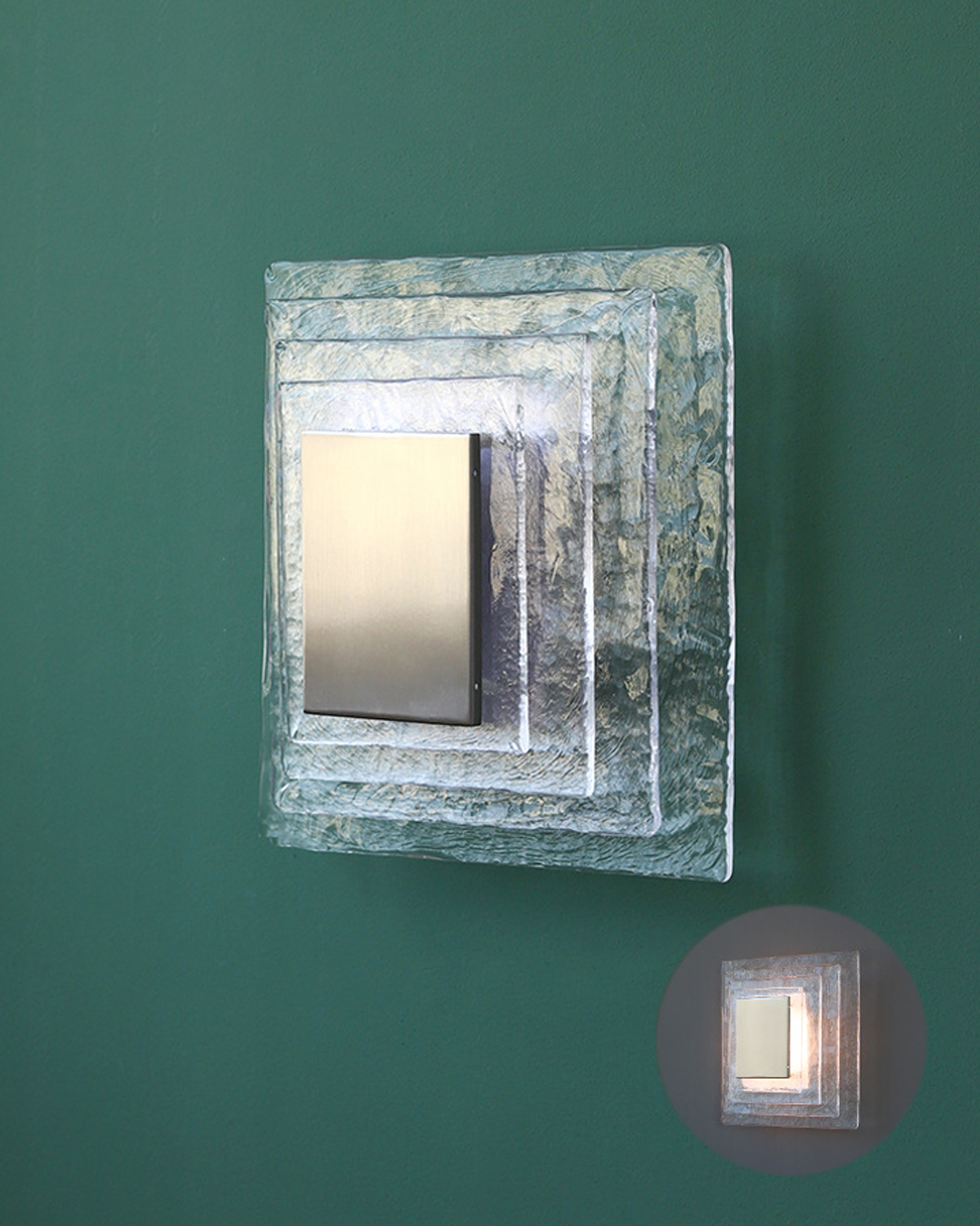 Murano Glacier Wall Lamp