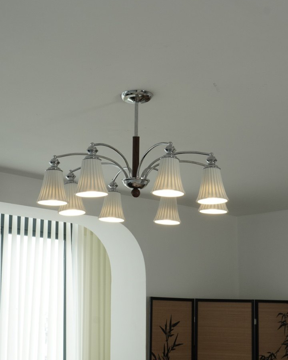 Linden Ceramic Chandelier