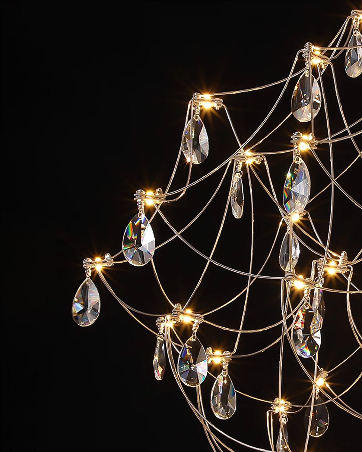 Crystal Firefly Chandelier