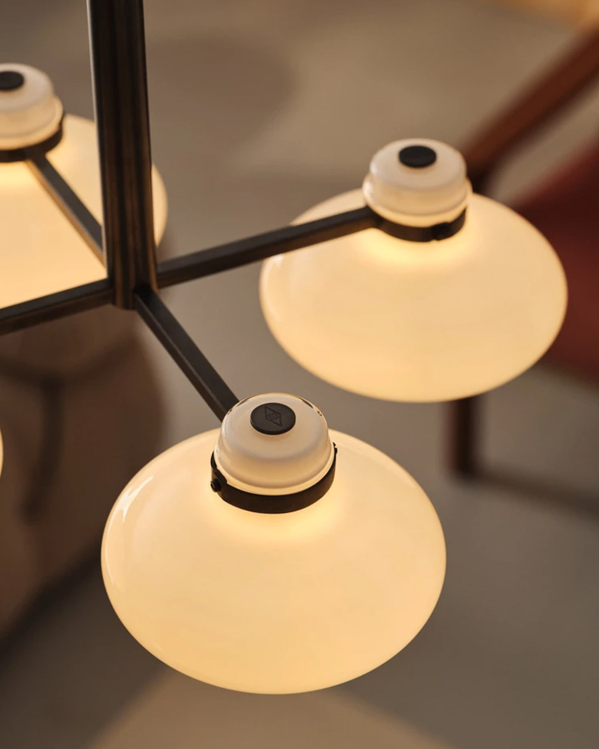 Alden Glass Linear Pendant Light