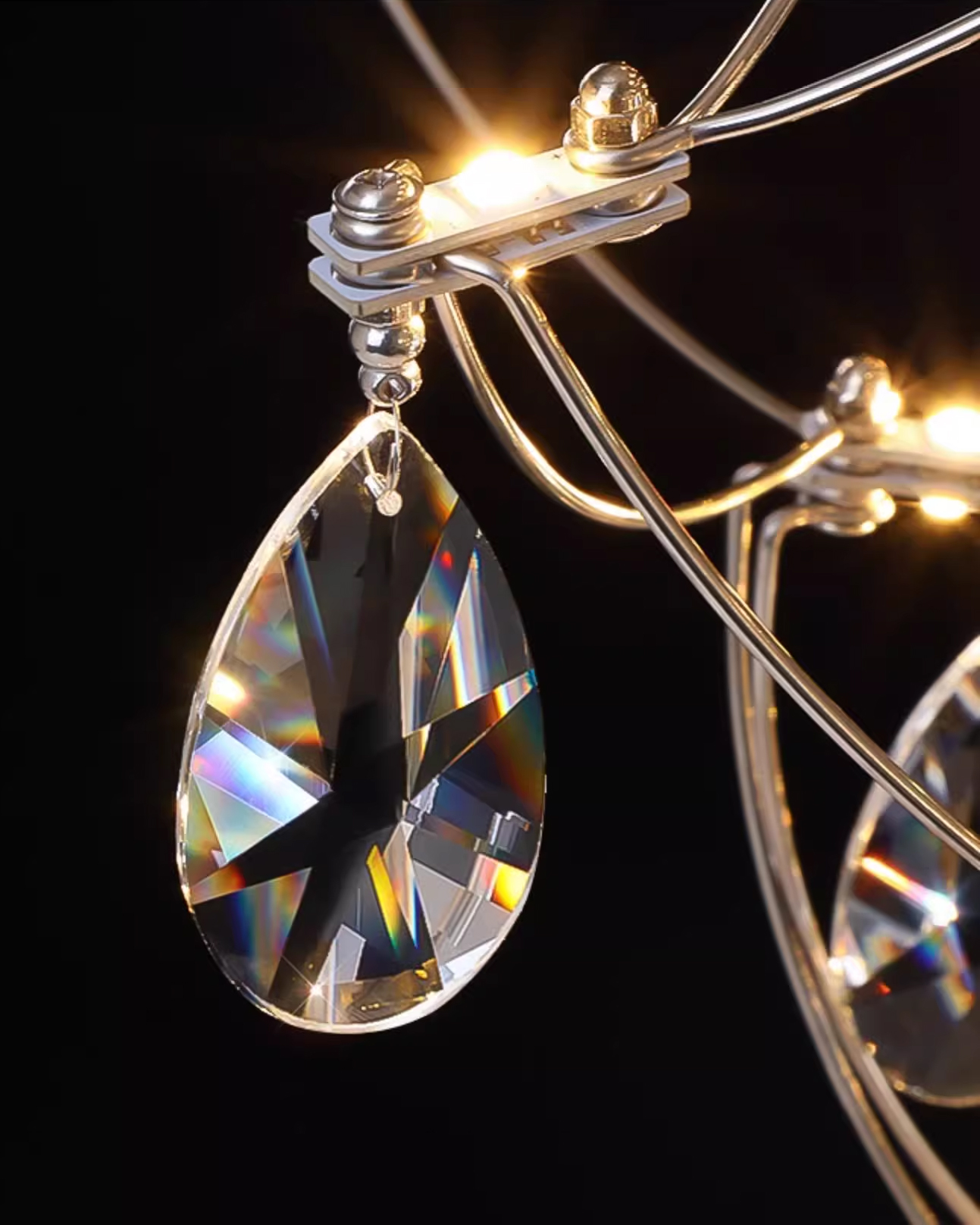 Crystal Firefly Chandelier
