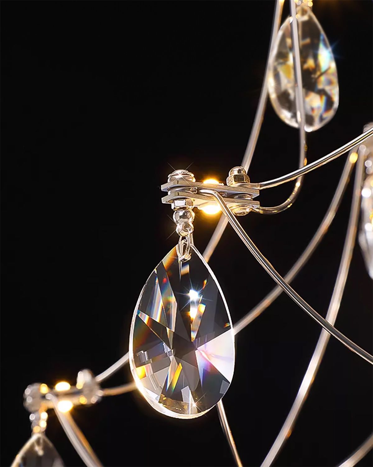 Crystal Firefly Chandelier