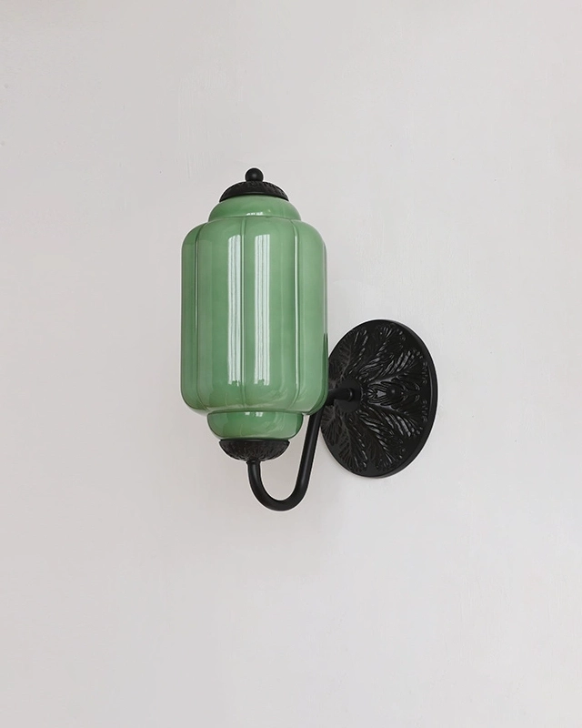 Murano Pumpkin Glass Wall Lamp