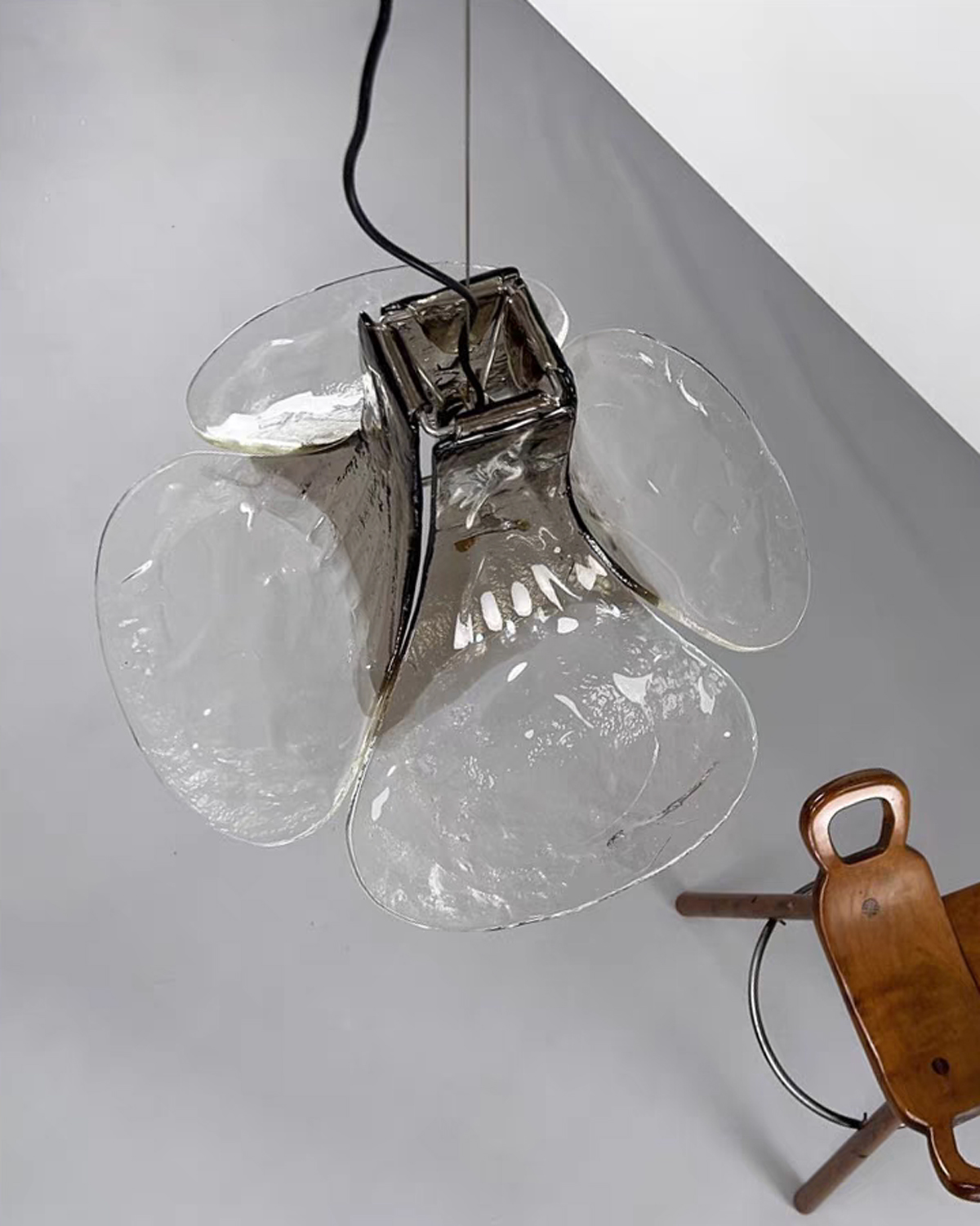 Murano Glass Flower Pendant Lamp