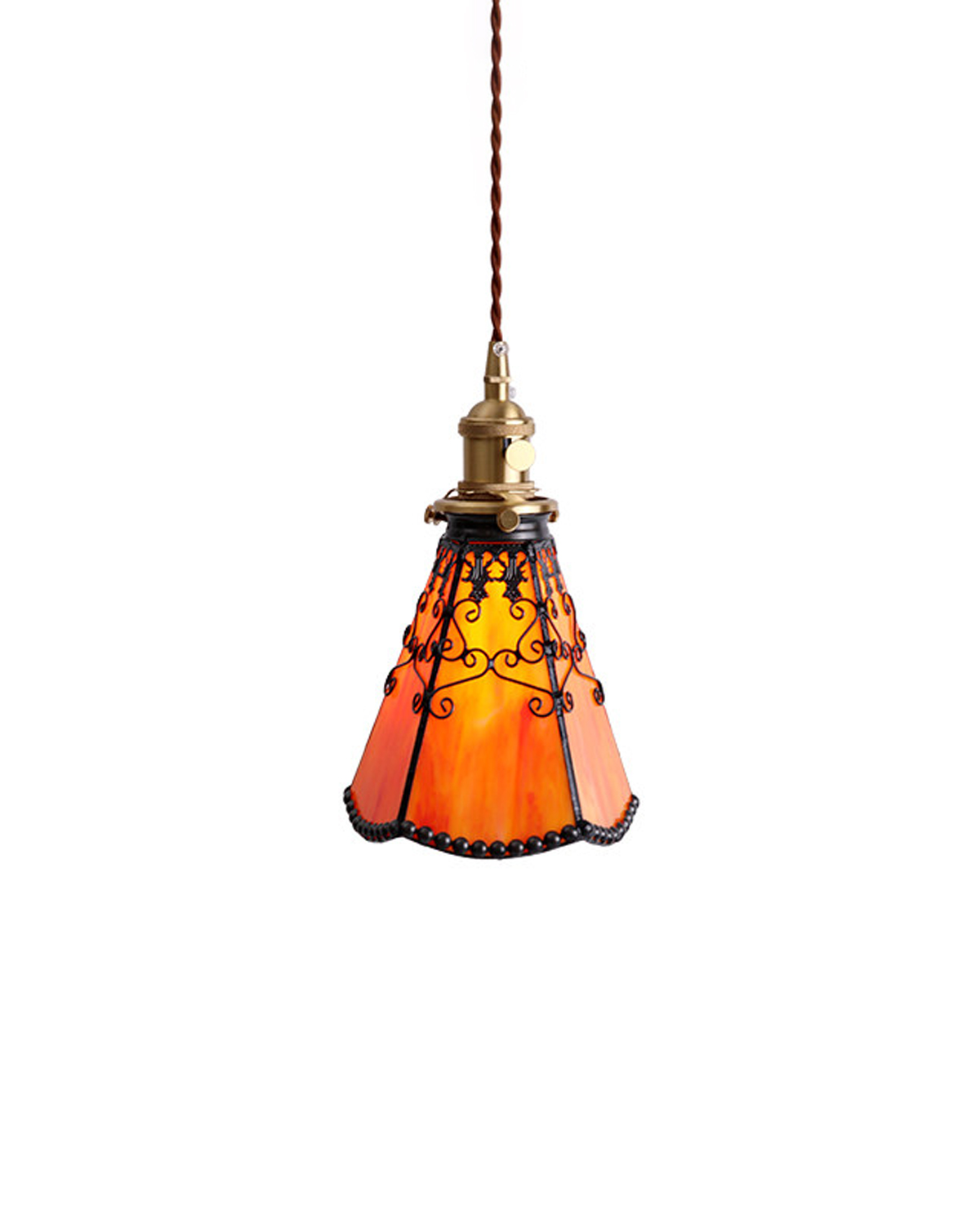 Belle Epoque Glass Pendant Light