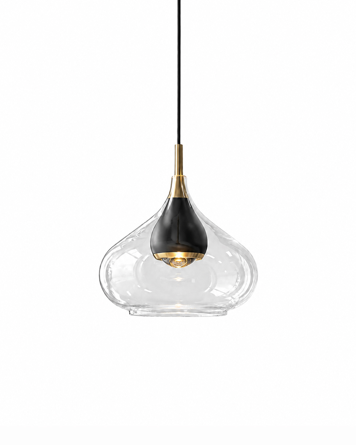 Lucent Drop Glass Pendant Light