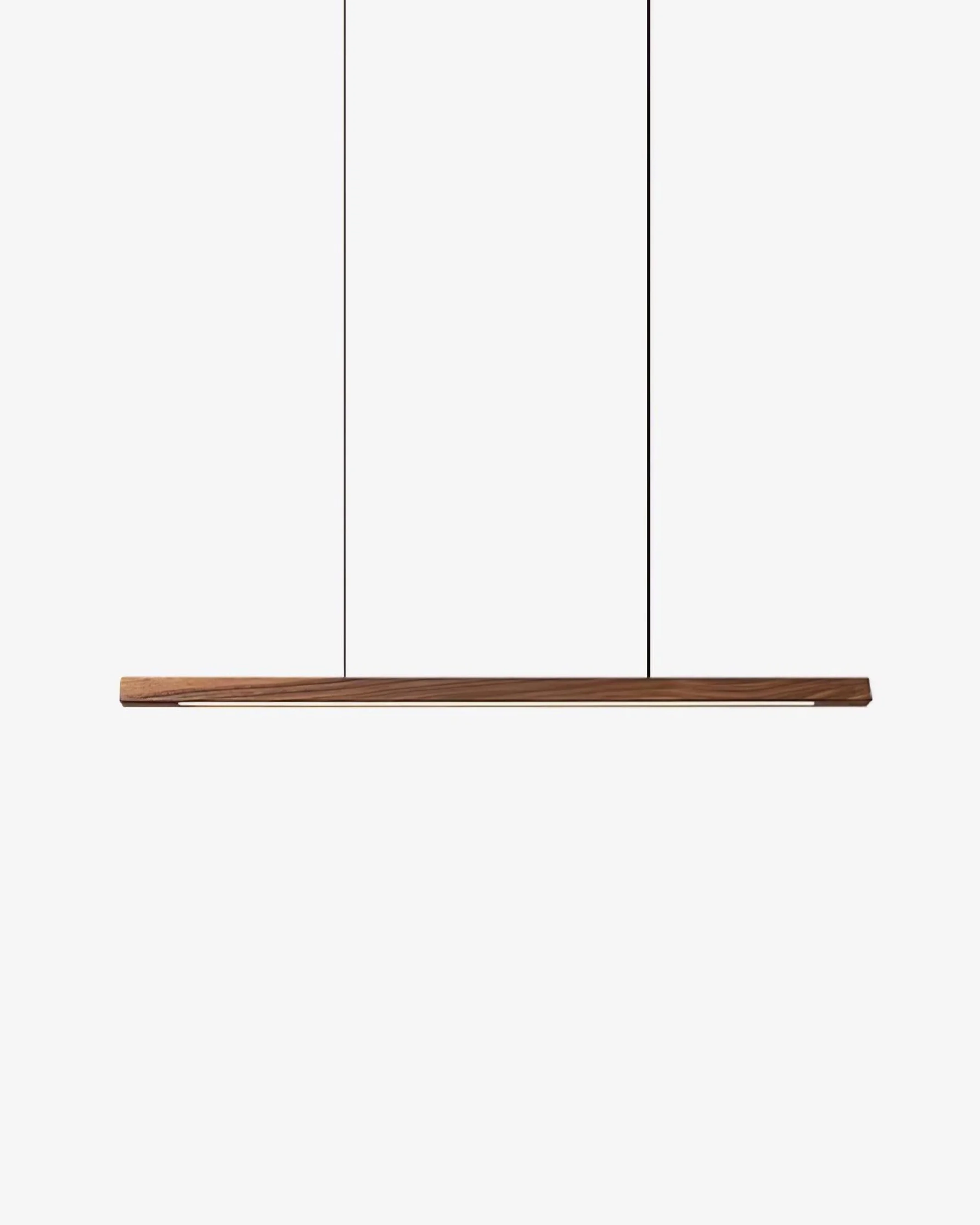 Linear Wooden Pendant Light
