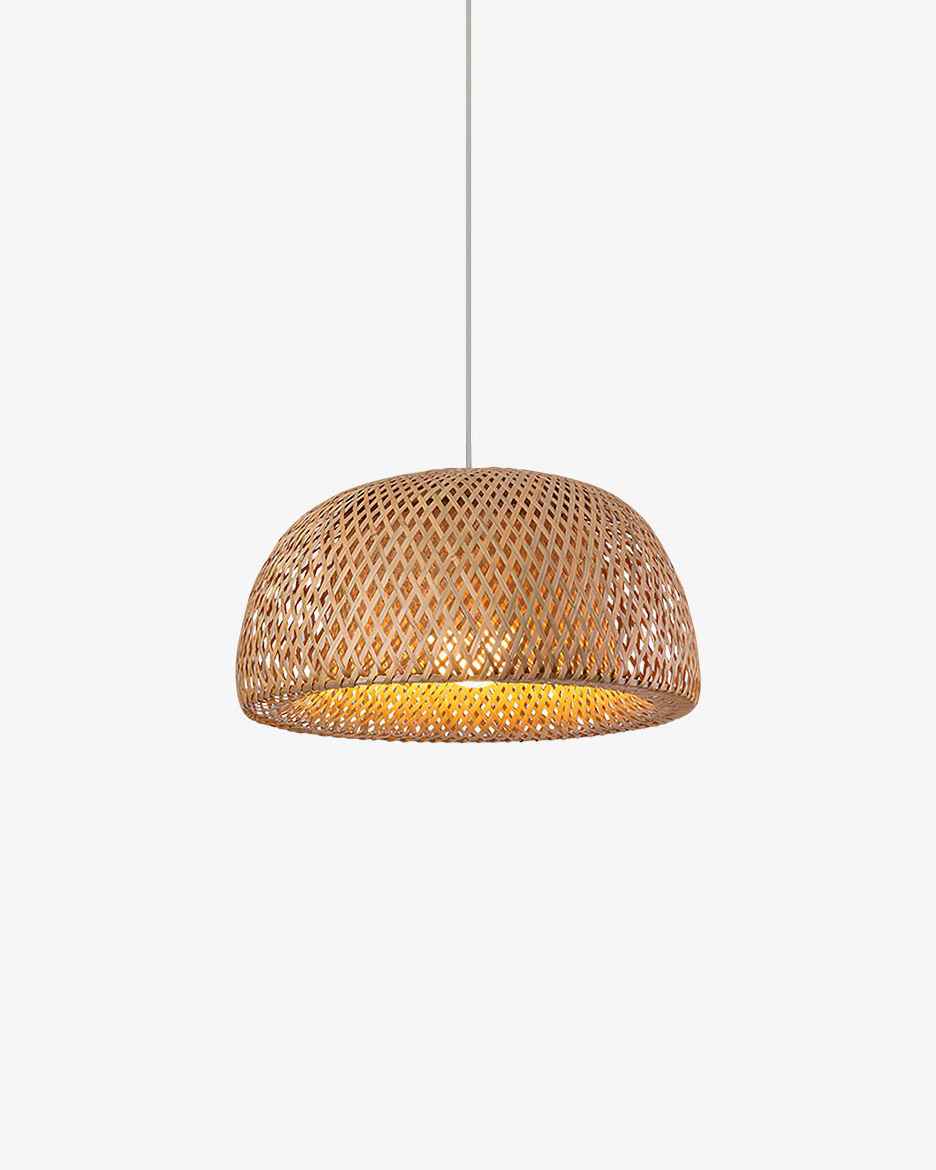 Bamboo Braided Pendant Lamp