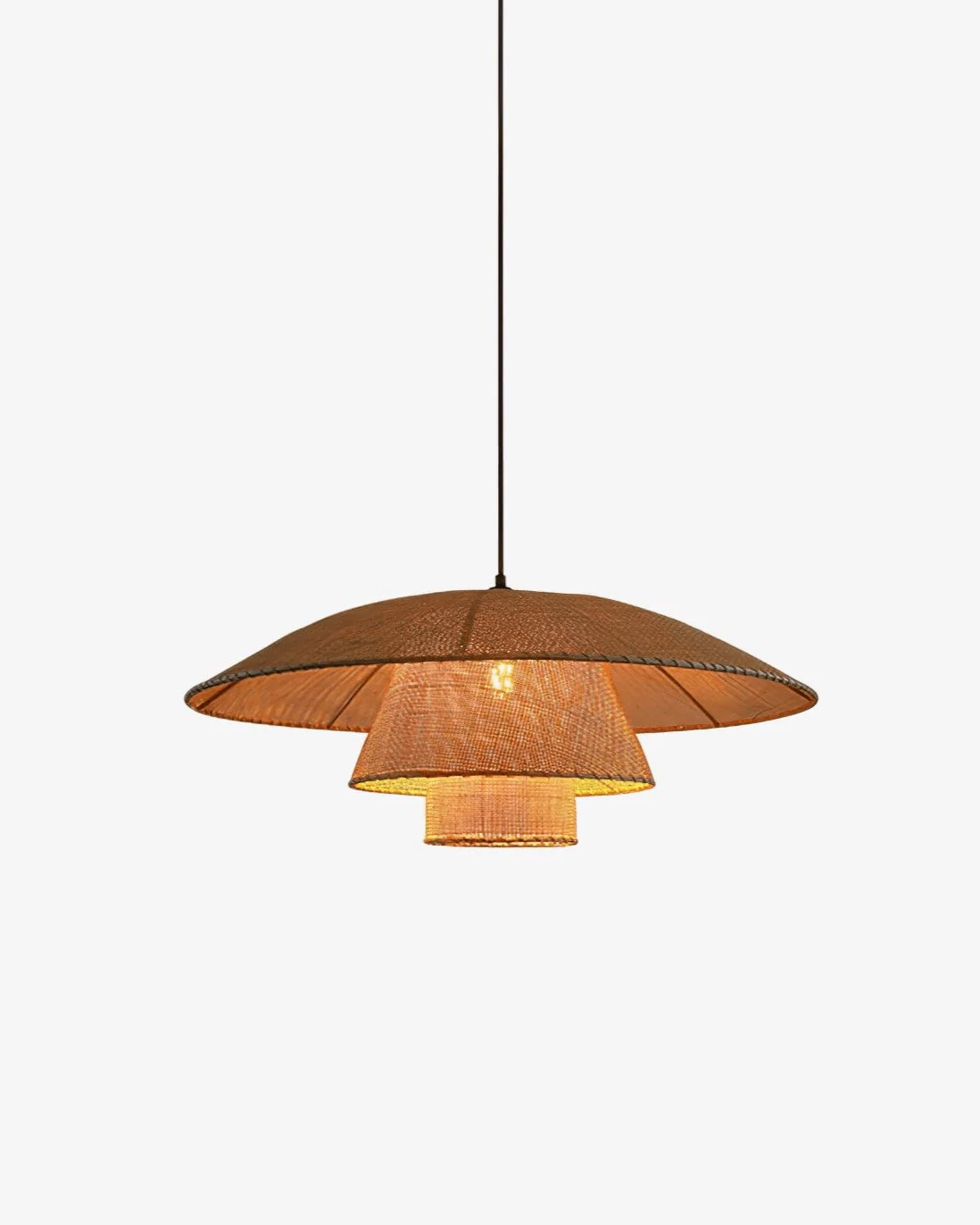 Hat Weave Rattan Pendant Lamp