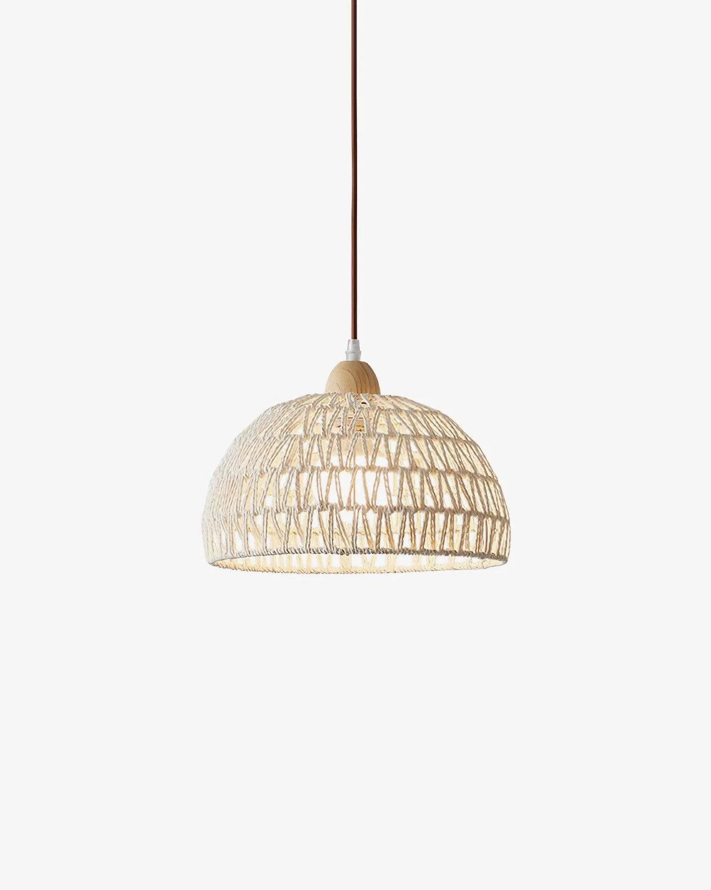 Rattan Arch Pendant Lamp