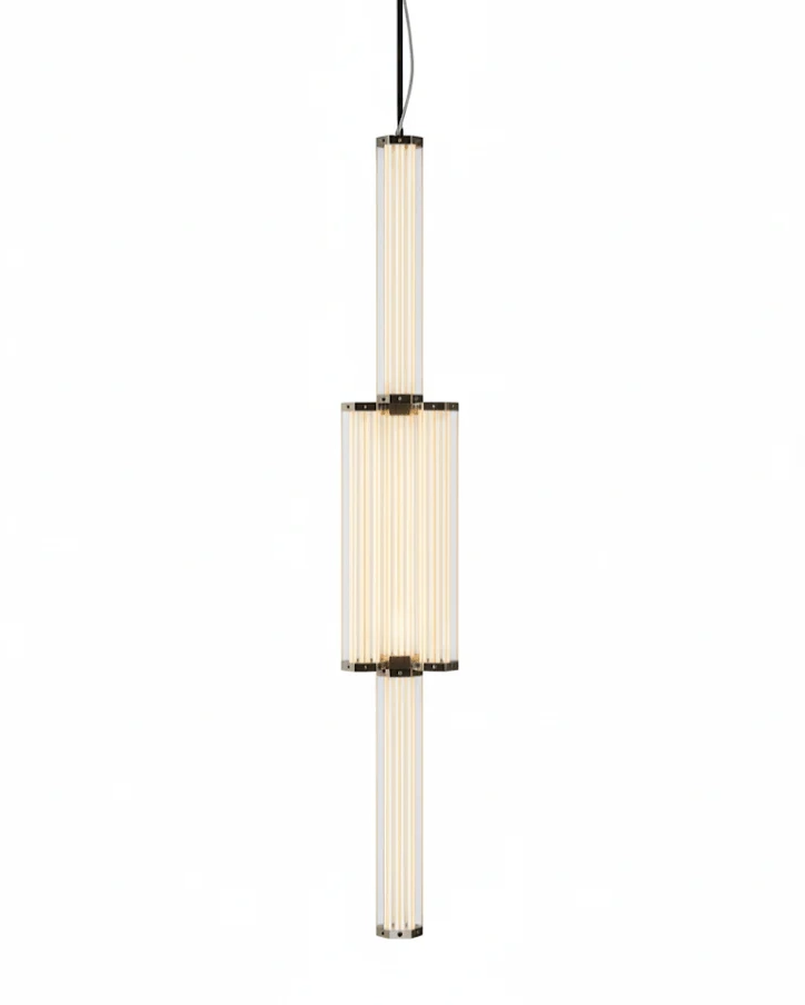 Hexagonal Glass Pendant Lamp