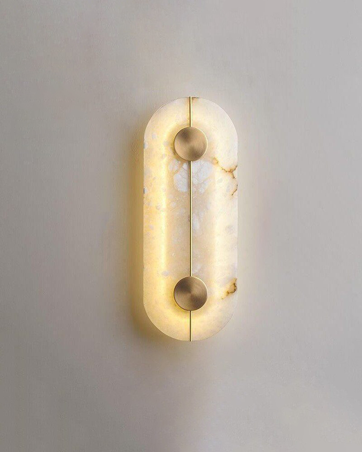 Halo Axis Alabaster Wall Light 