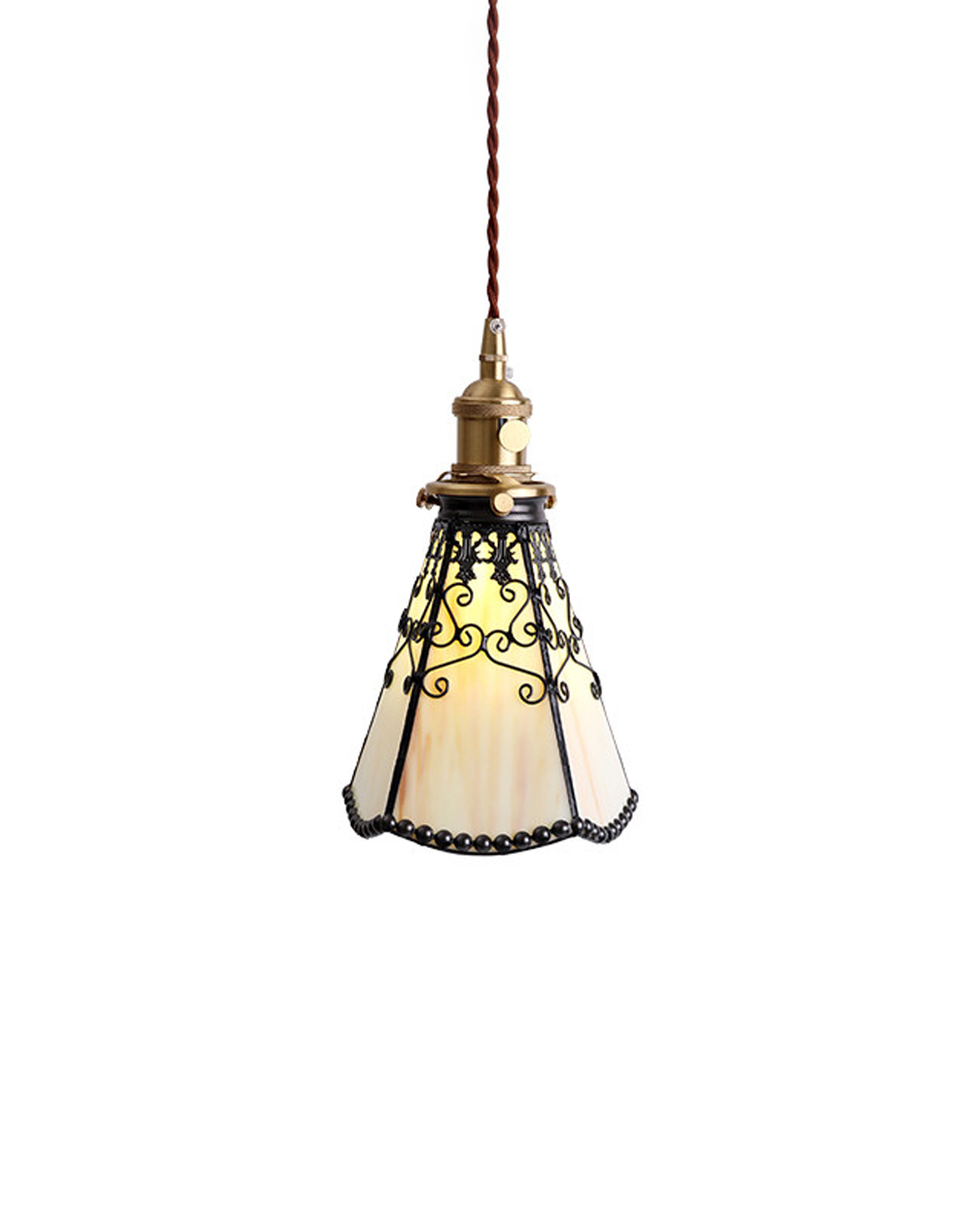 Belle Epoque Glass Pendant Light