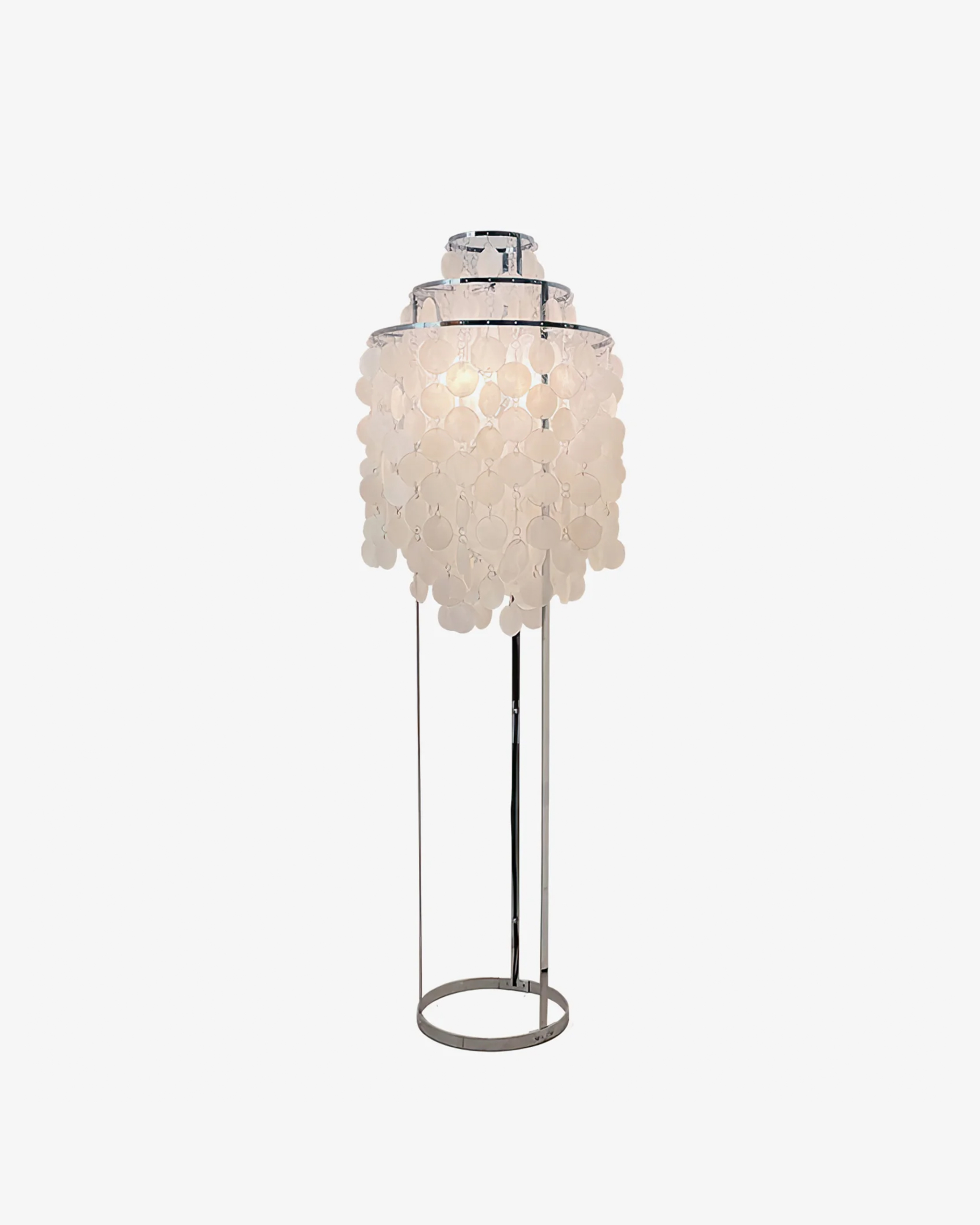 Round Shell Floor Lamp