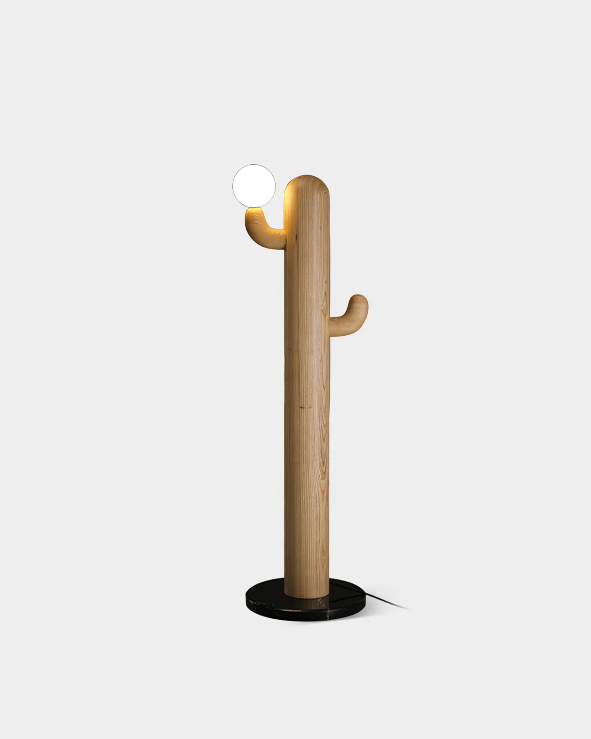 Cactus Wood Floor Lamp
