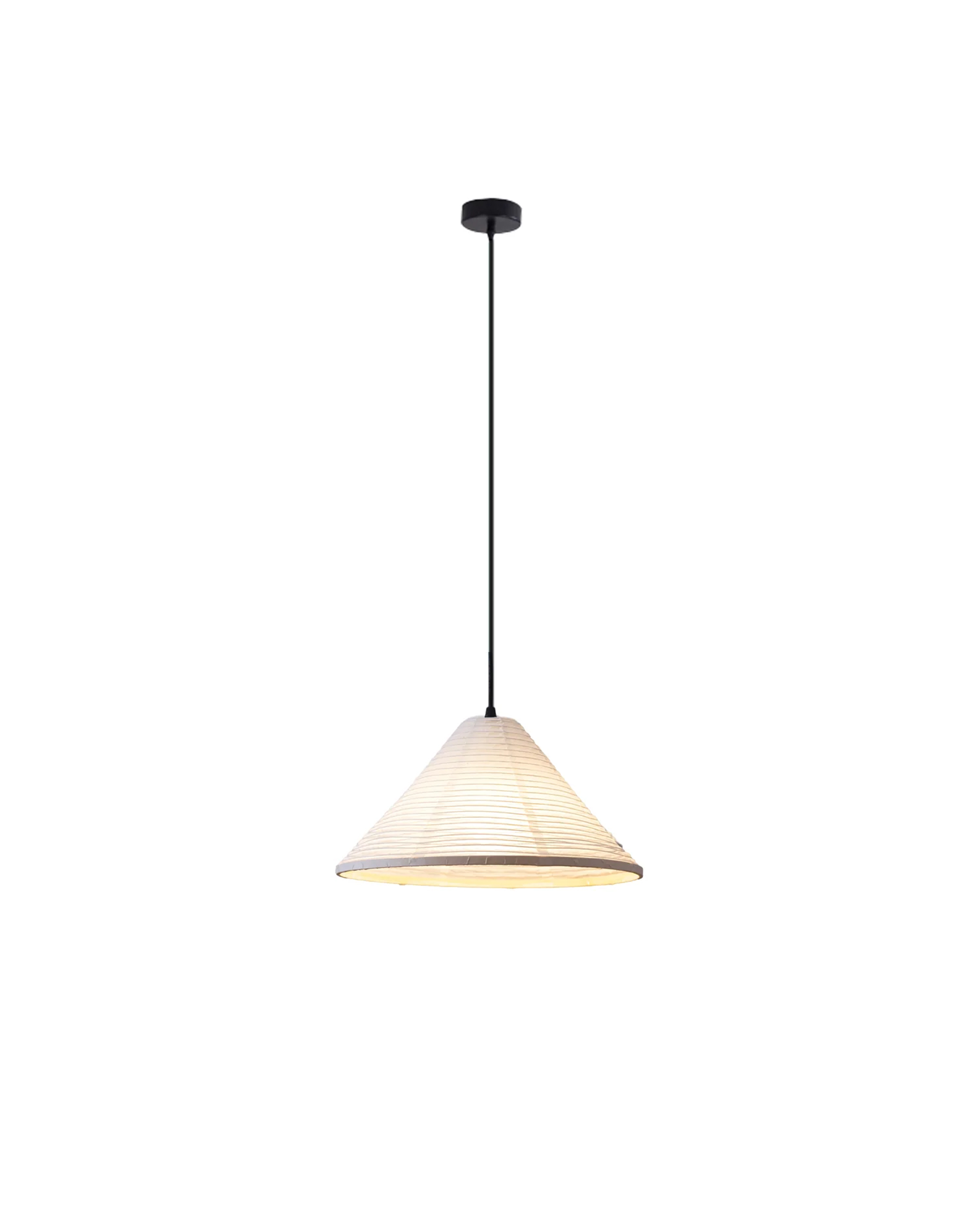 Washi Paper Pyramid Pendant Lamp