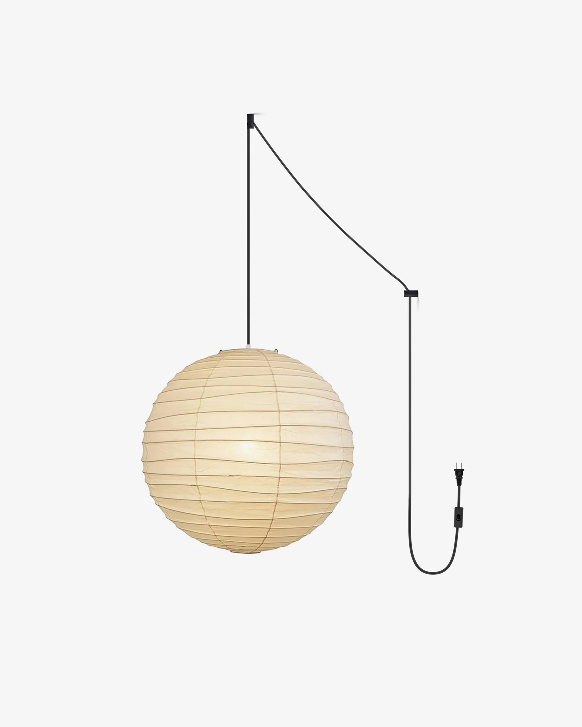 Washi Paper Pendant Swag Lamp