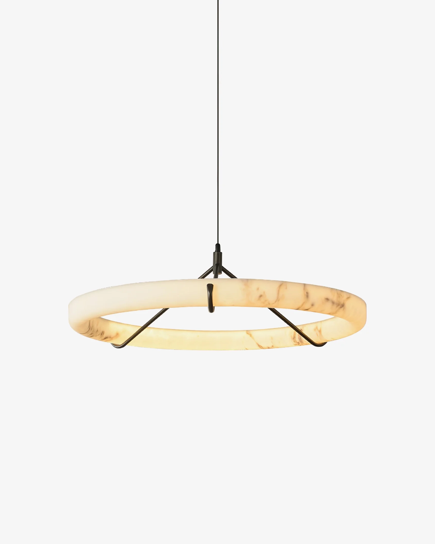 Alabaster Ring Pendant Lamp