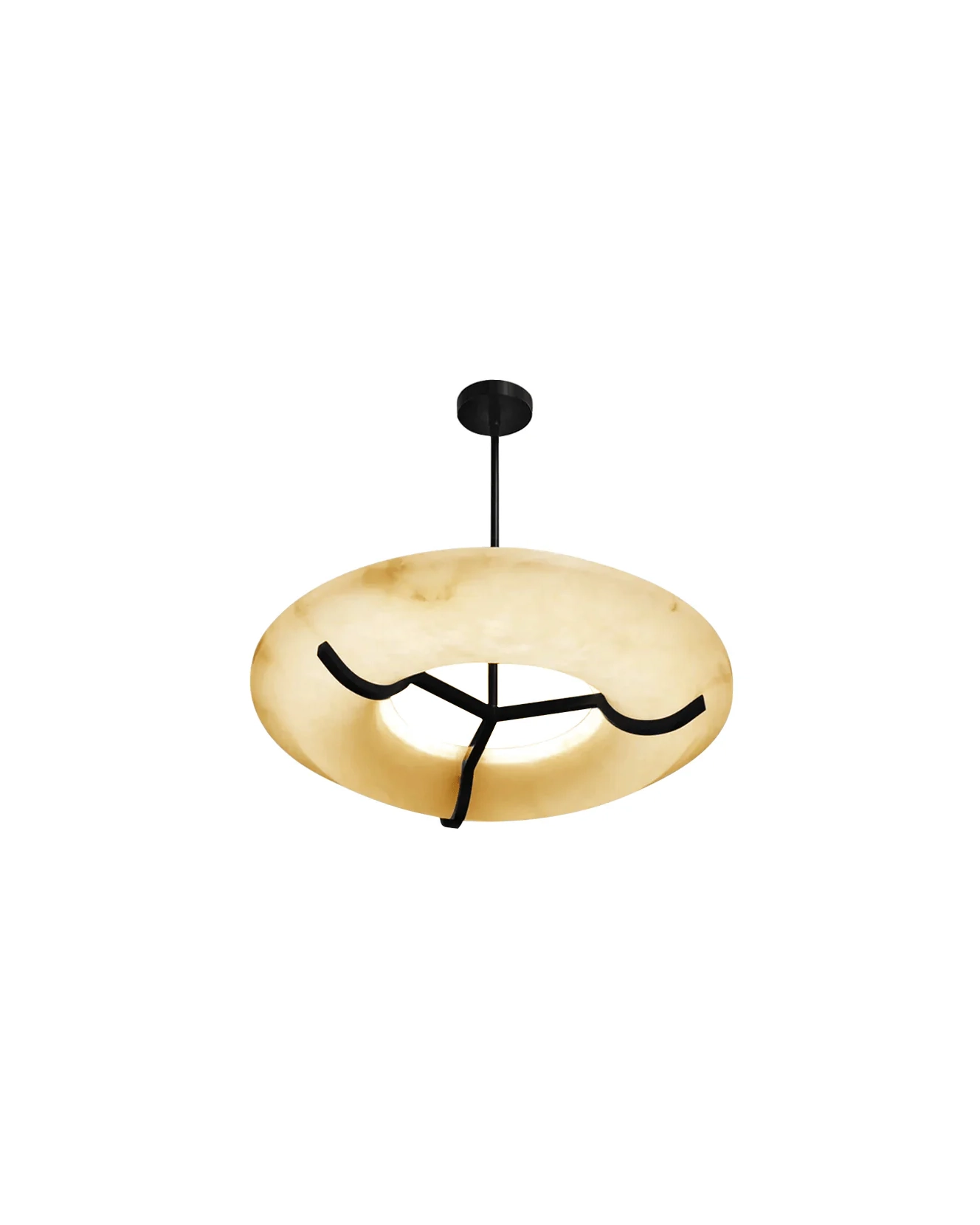 Carve Alabaster Pendant Light