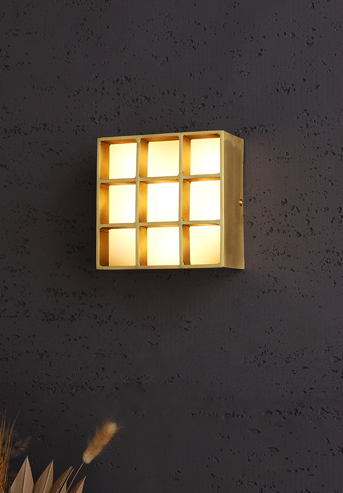 Lume Grid Wall Sconce