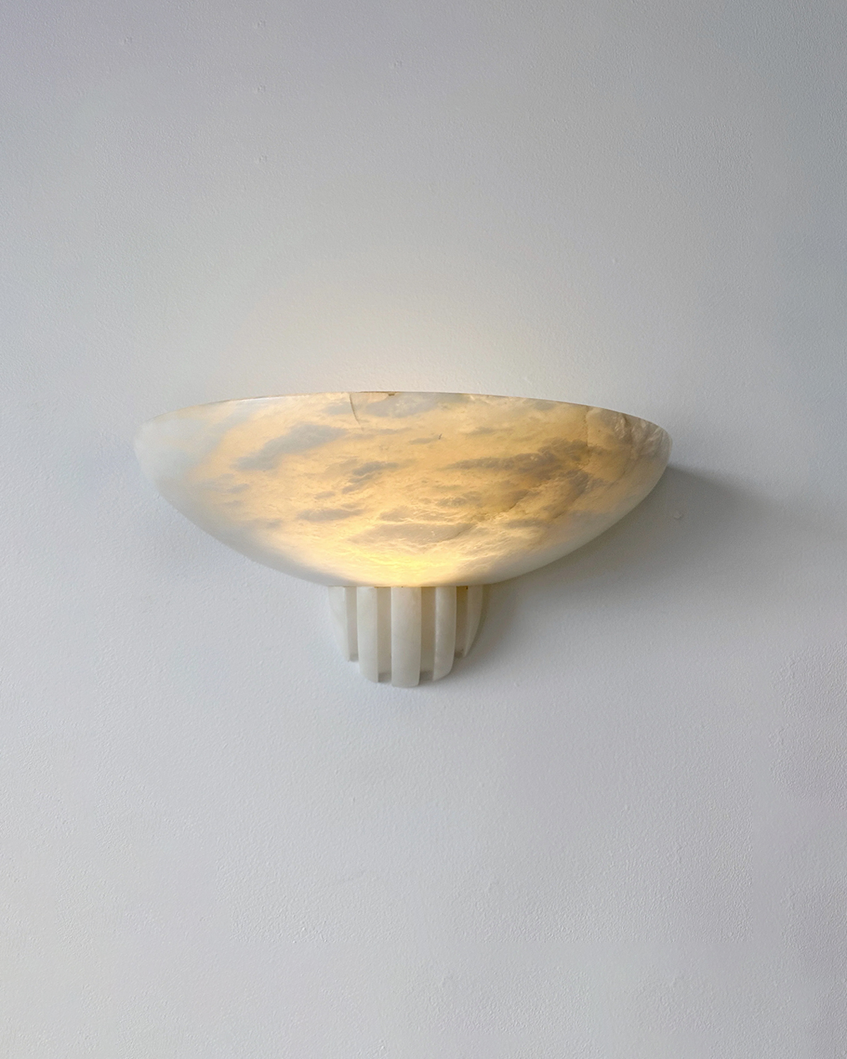 Alba Travertine Wall Sconce