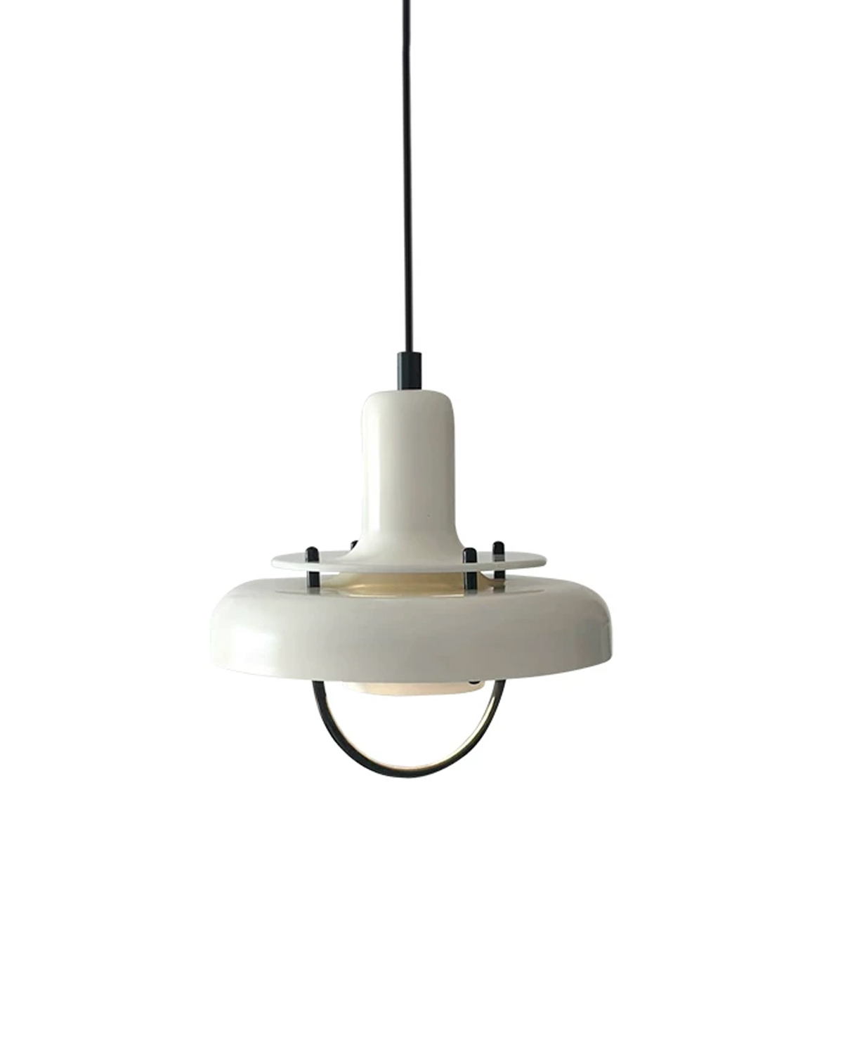 Cream Halo Pendant Light