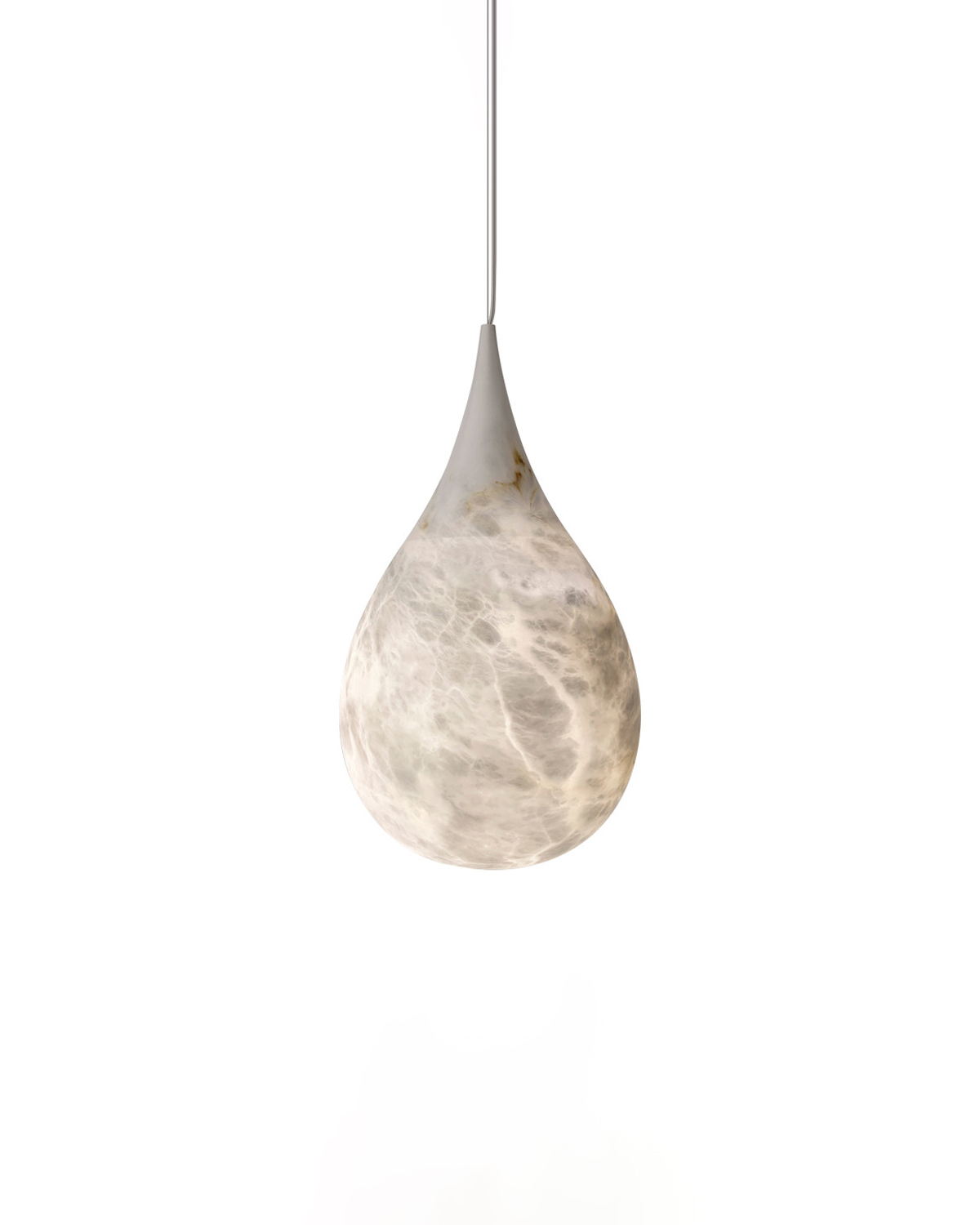 Alabaster Tear Pendant Light