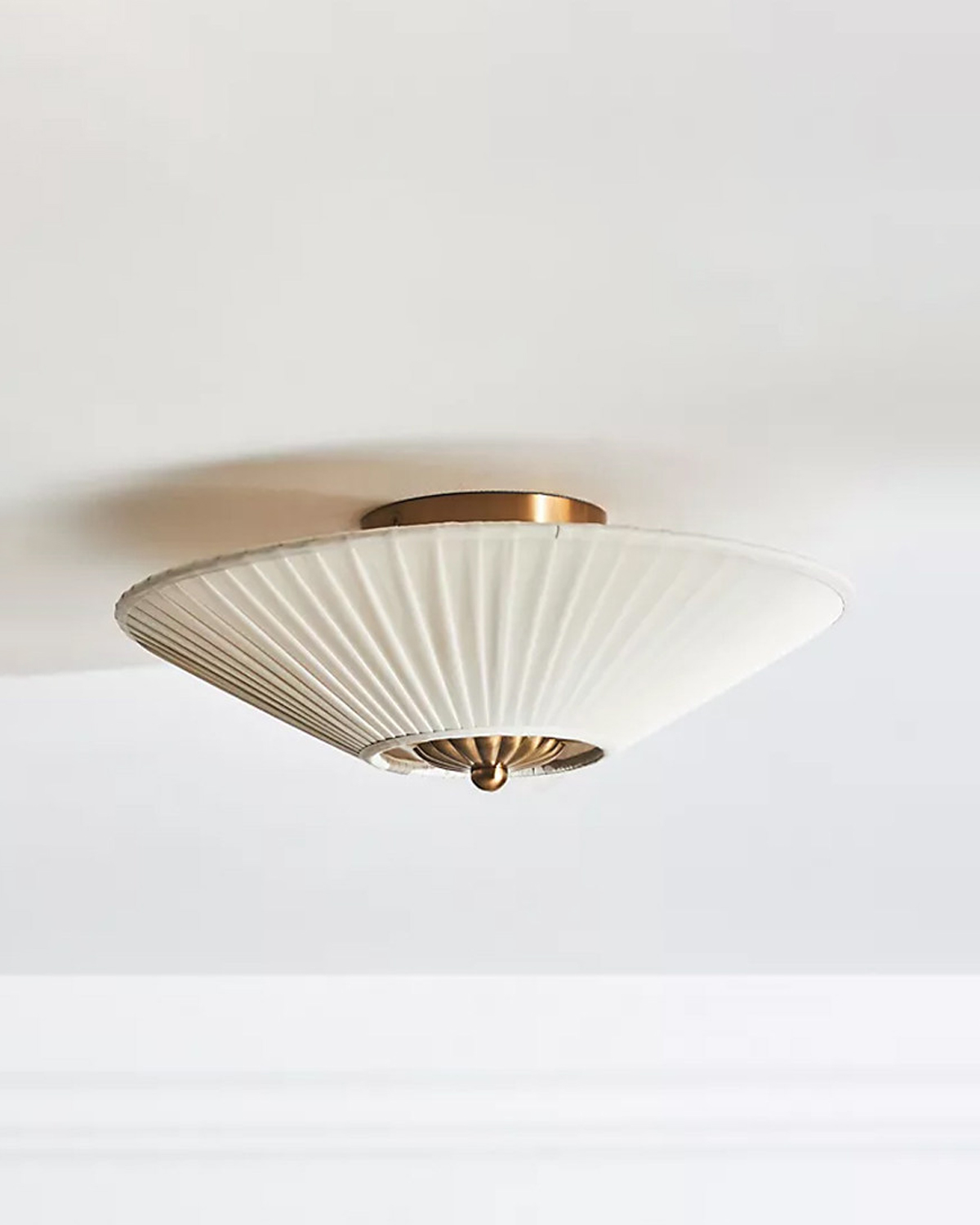 Nova Vintage Pleated Ceiling Light