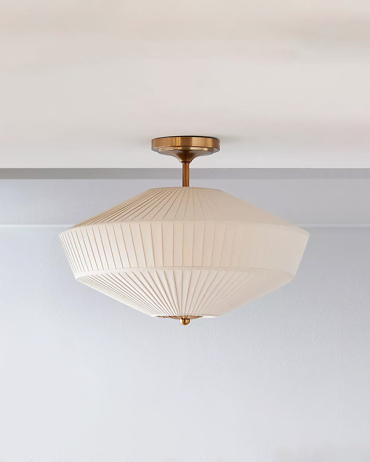 Aura Vintage Pleated Ceiling Light