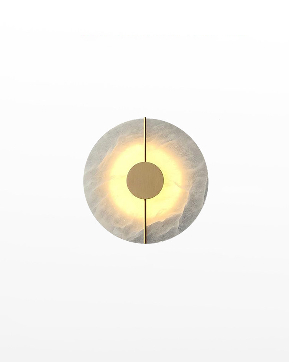 Halo Axis Alabaster Wall Light 