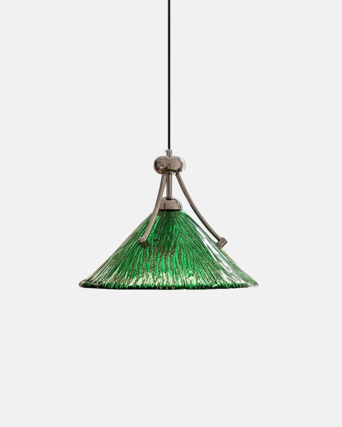Emerald Ripple Pendant Light