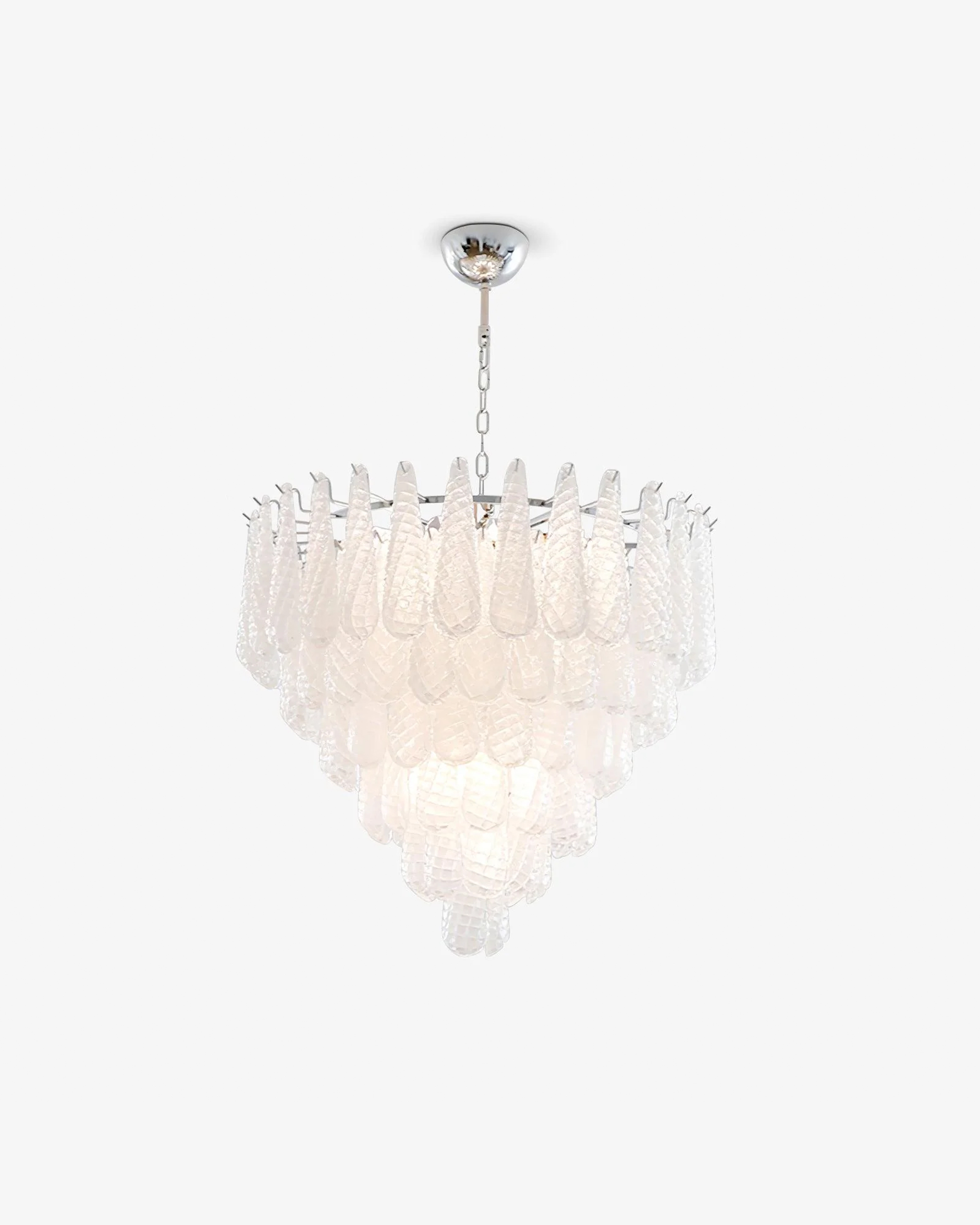 Grid Glass Waterfall Chandelier