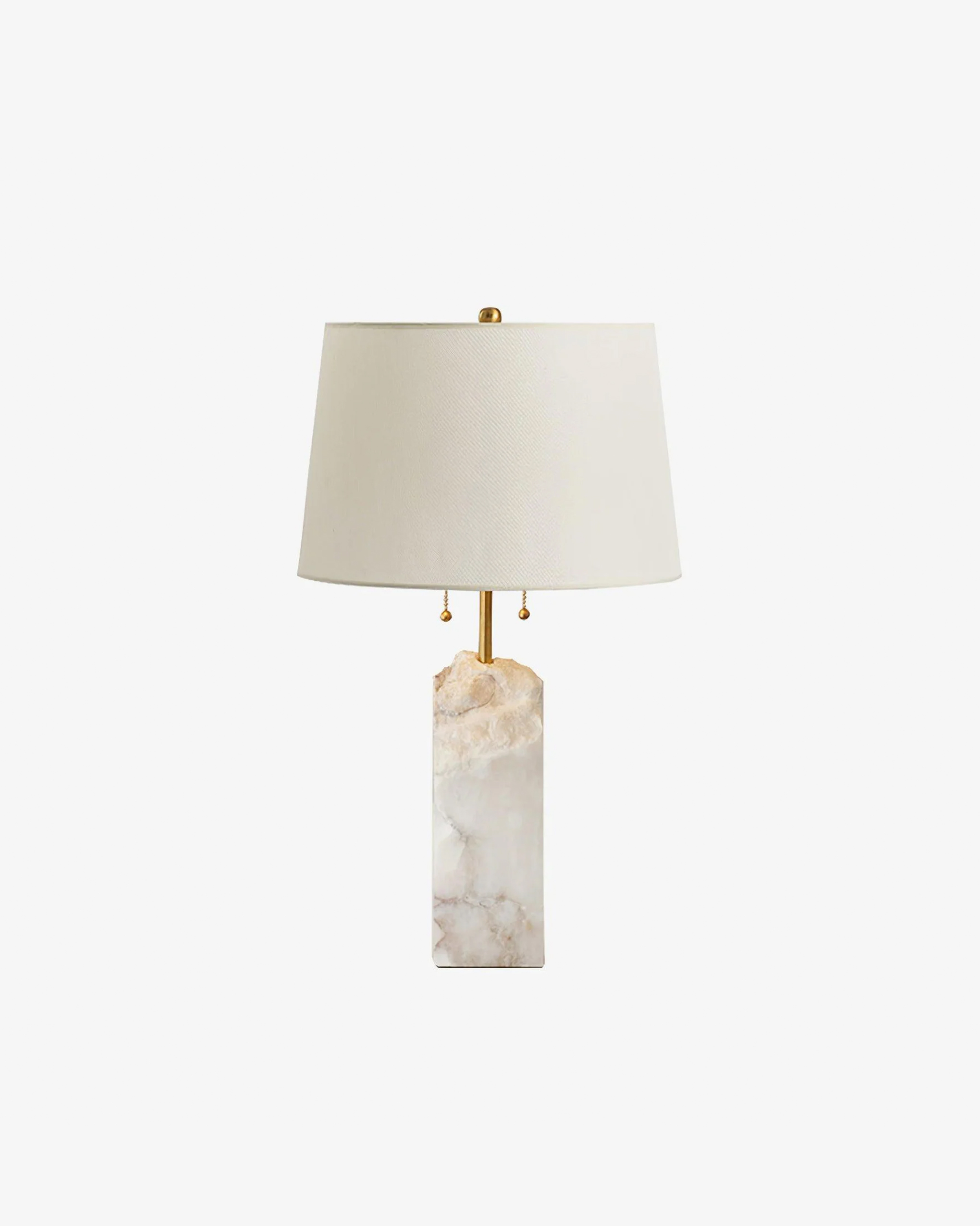 Raw Alabaster Table Lamp