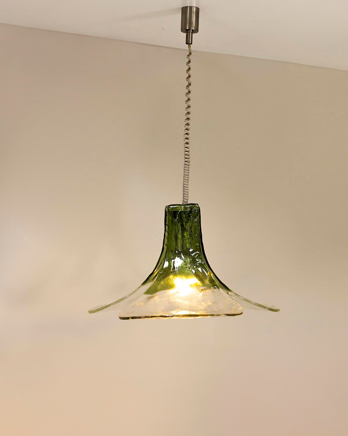 Murano Glass Flower Pendant Lamp