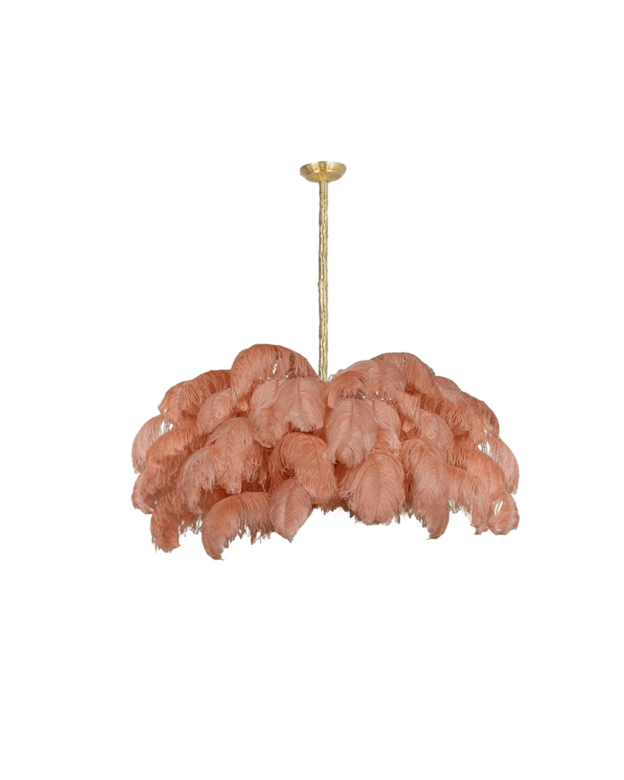 Ostrich Feather Chandelier