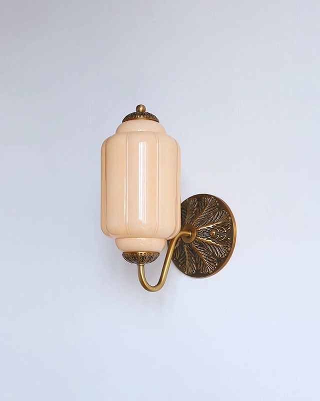 Murano Pumpkin Glass Wall Lamp