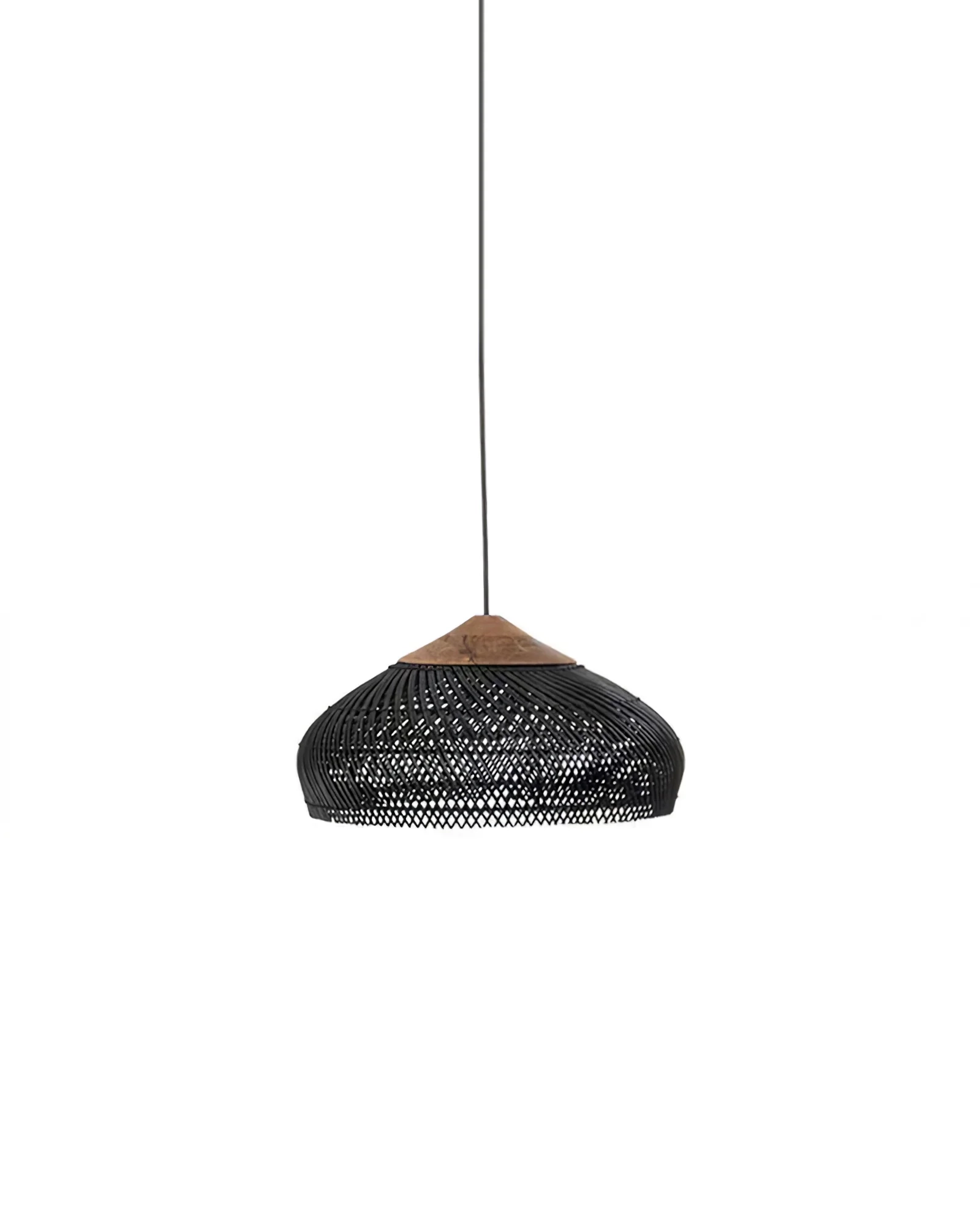 Braided Rattan Pendant Lamp
