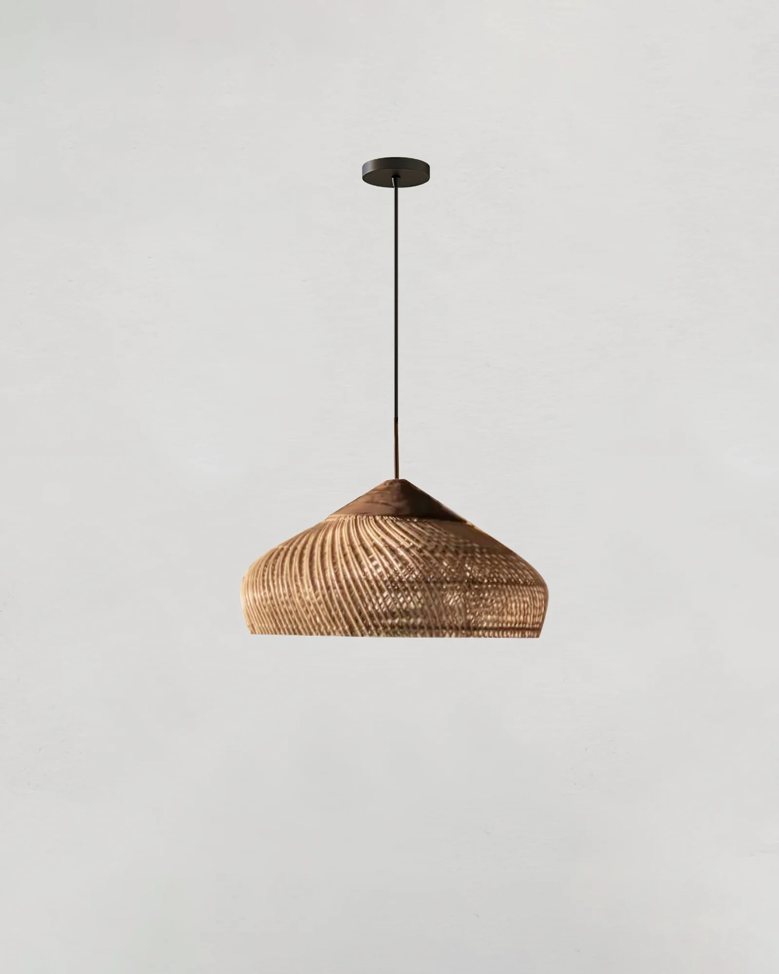 Braided Rattan Pendant Lamp