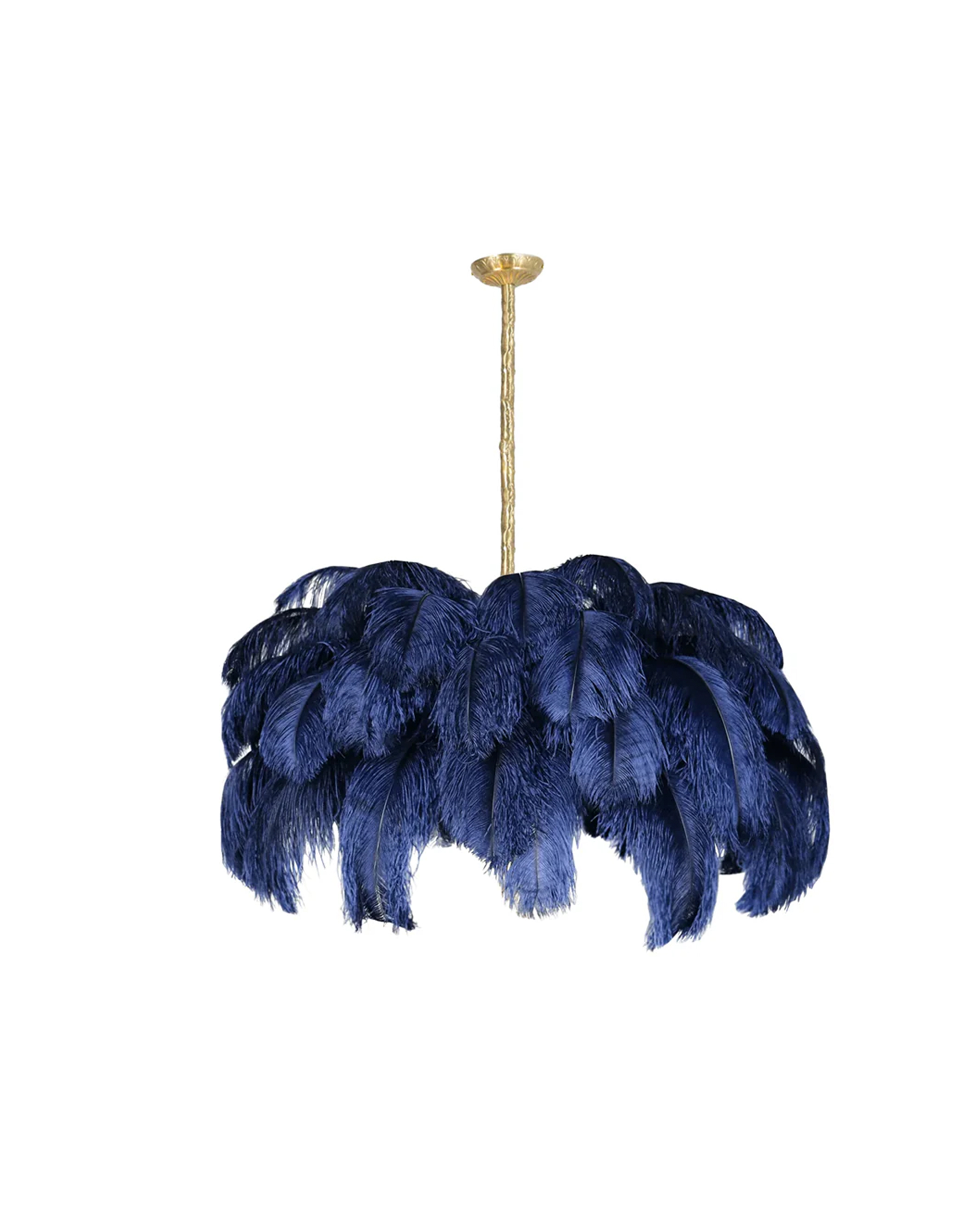 Ostrich Feather Chandelier