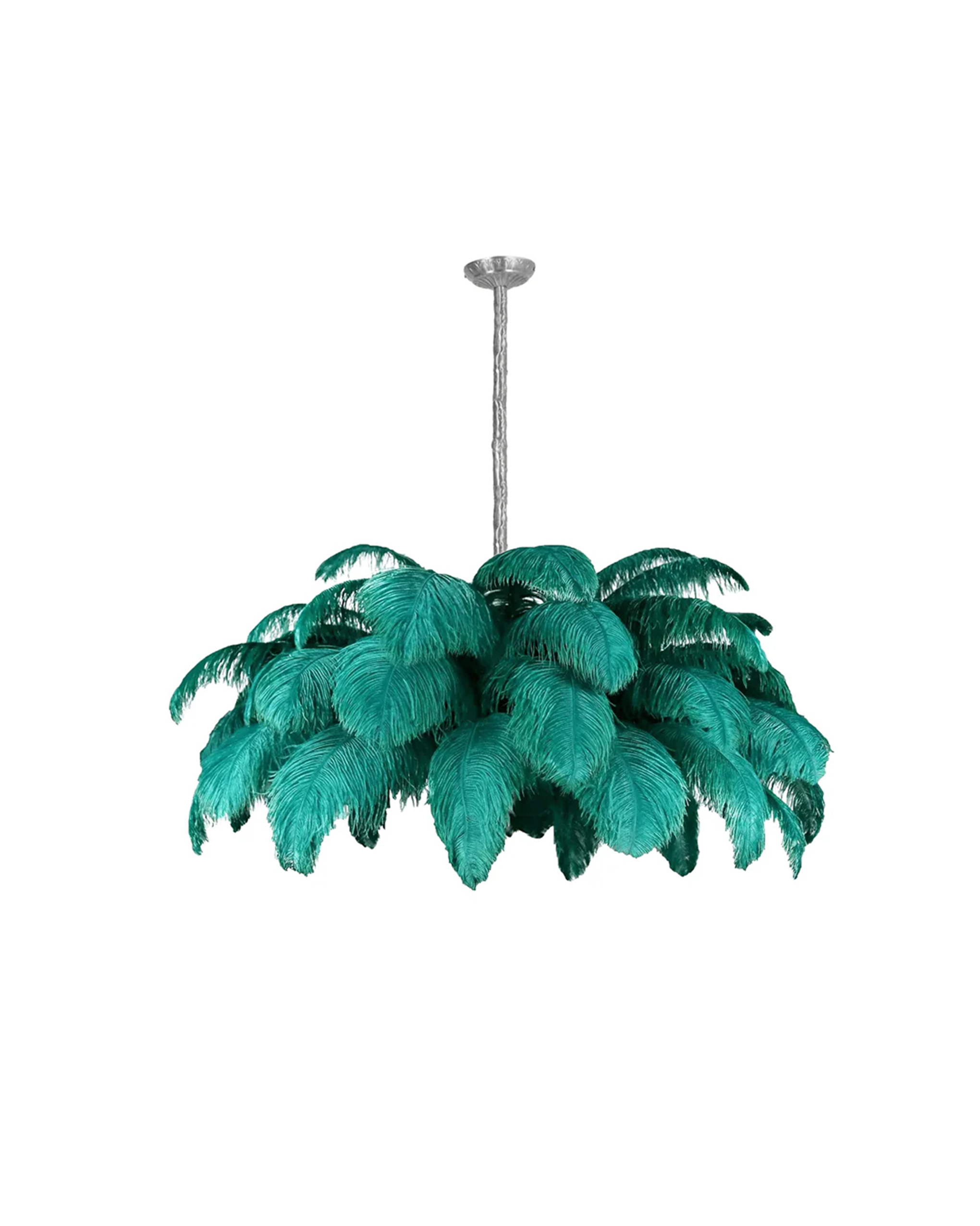 Ostrich Feather Chandelier