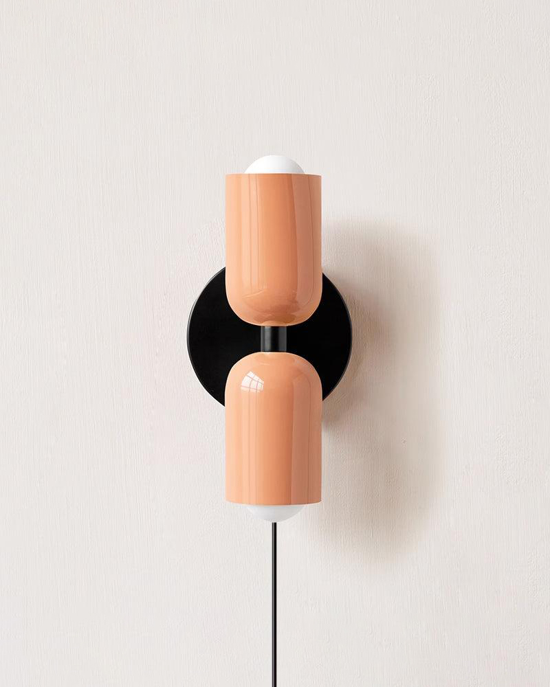 Couleur Double Plug In Wall Lamp