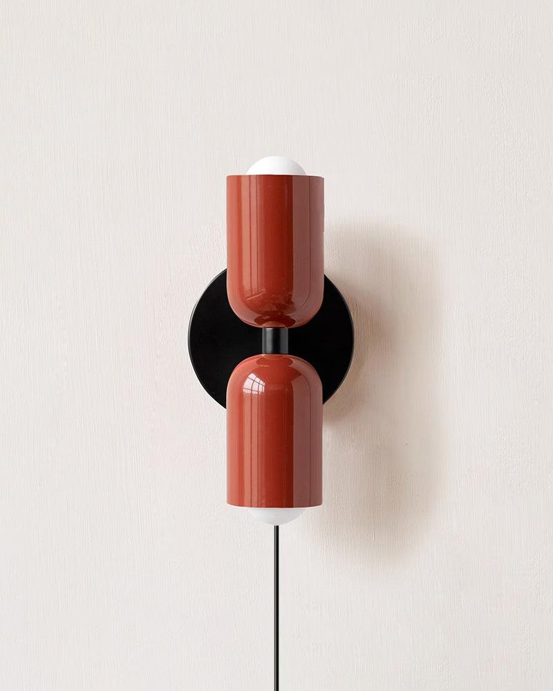Couleur Double Plug In Wall Lamp