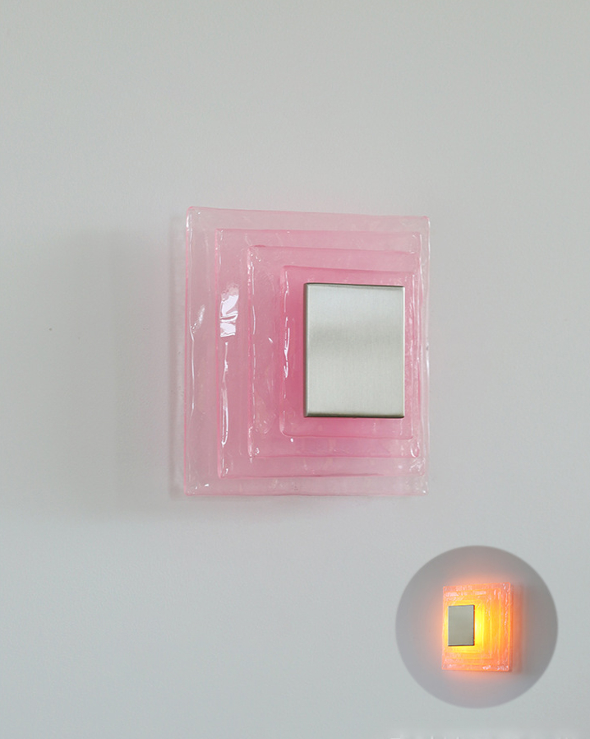 Murano Glacier Wall Lamp