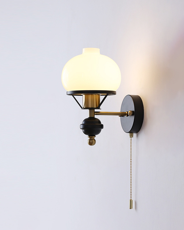 Opal Dome Wall Light