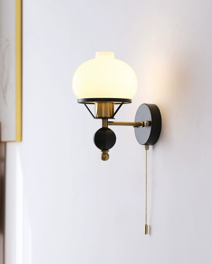 Opal Dome Wall Light